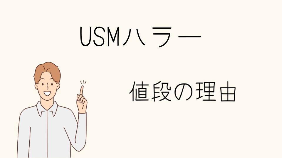 「USMハラー なぜ高い？市場での価格設定の秘密」