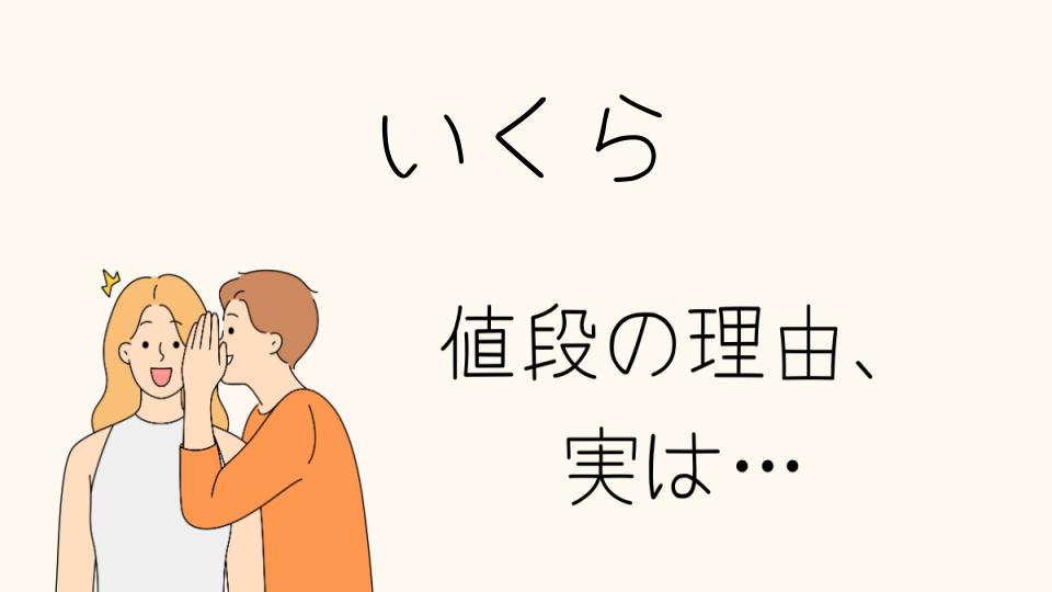 「いくら なぜ高いのか？その理由とは」